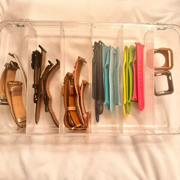 Apple Watch bands 38mm with Clear Watch Band Organizer - Picture 3 of 16